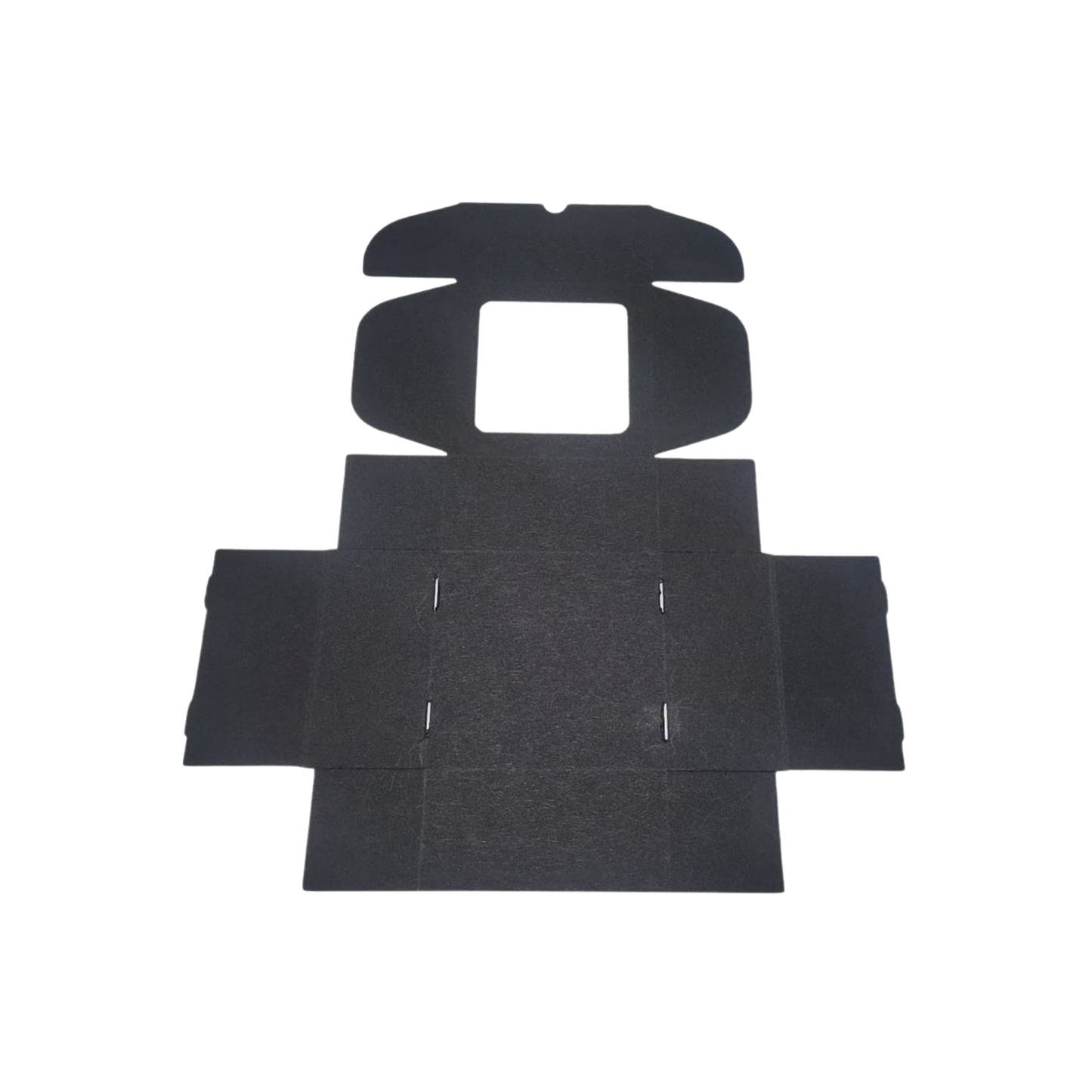 Cutie Neagra Autoformare cu Fereastră 8x8x4 cm