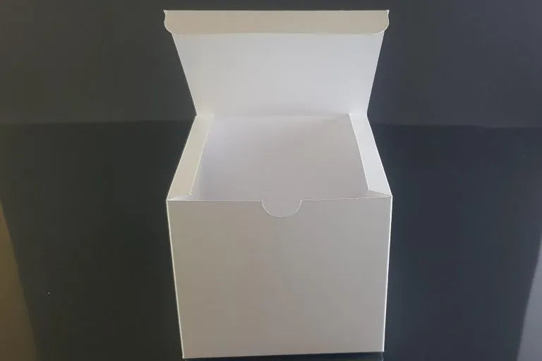Cutie carton albă, 8.2x8.2x10 cm – imagine 7