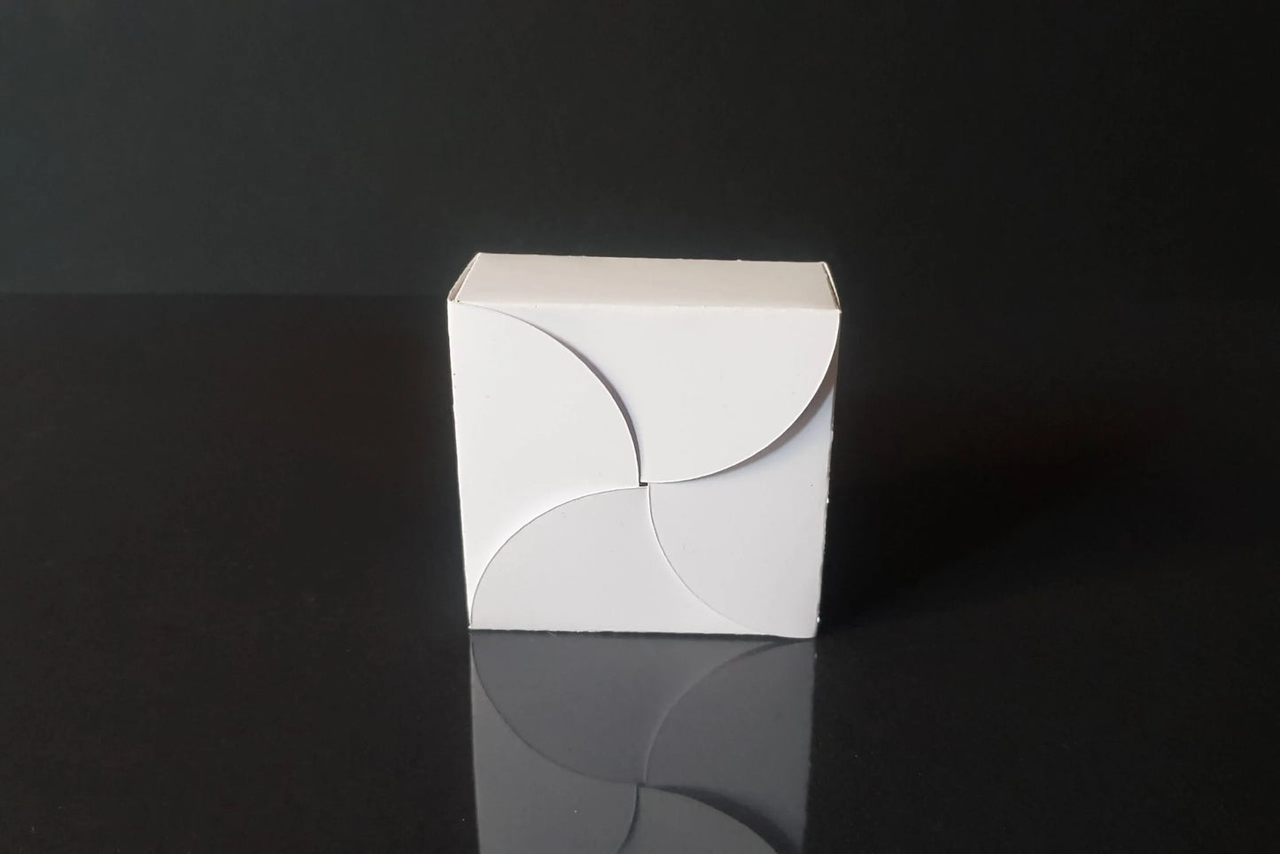 Cutie carton cu fereastră, 6x6x2.5 cm – imagine 4
