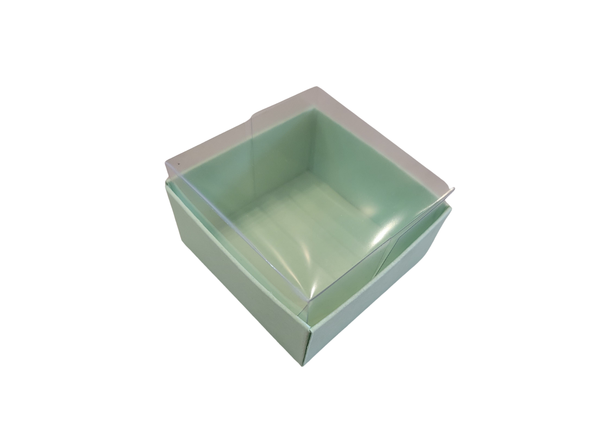 Set 10 buc – cutie carton neagră cu capac transparent – imagine 11
