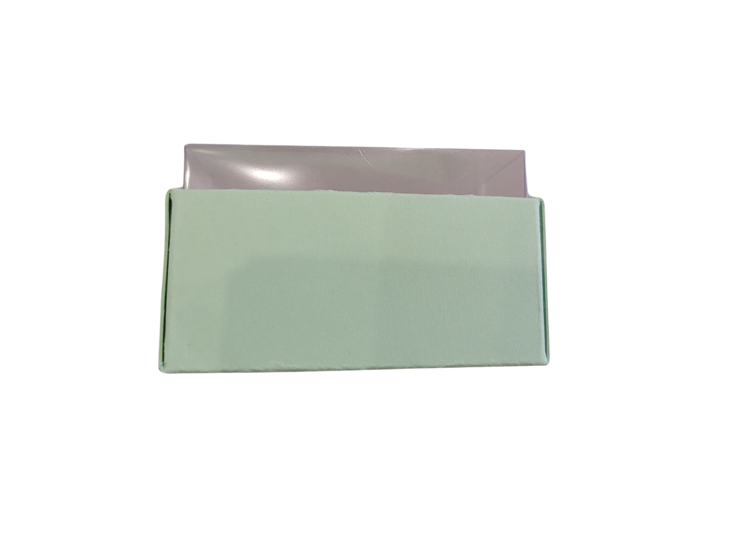 Set 10, Cutie elegantă din carton colorat cu capac transparent din acetofan