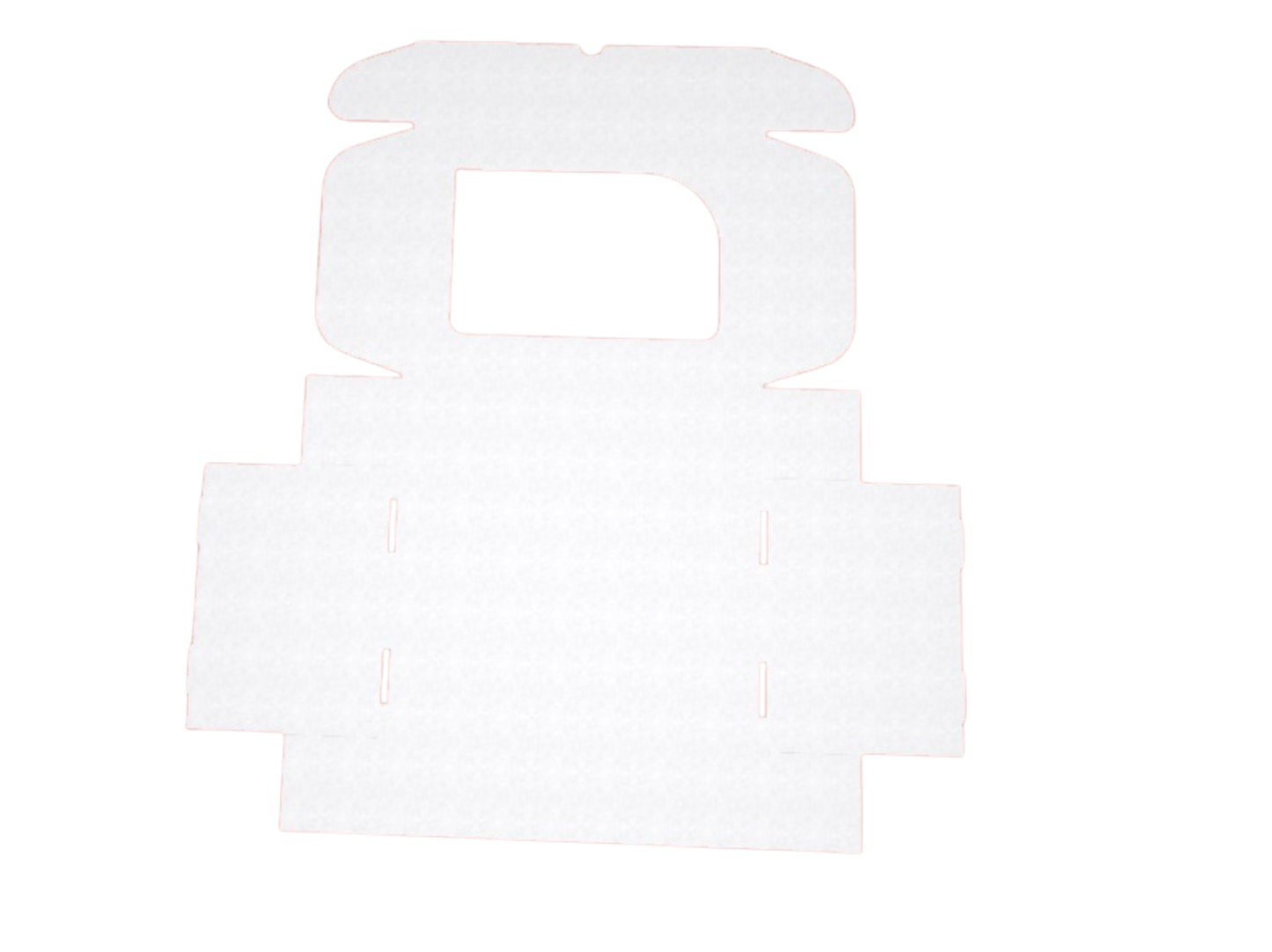 Cutie autoformare cu fereastra 8x8x3 cm