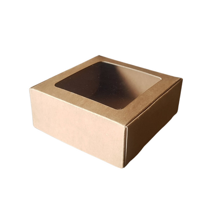  Cutie Natur Autoformare cu Fereastră 8x8x4 cm 2
