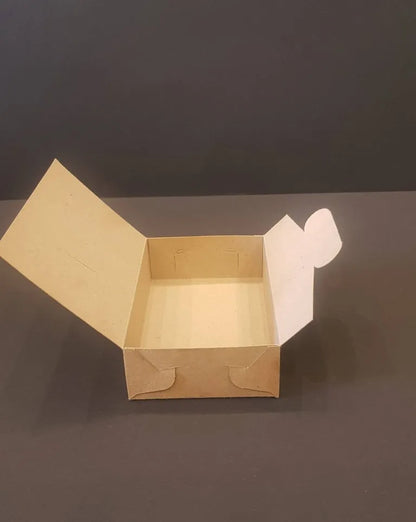Cutie carton natur, 12x8x3.5 cm – Kraft – imagine 6