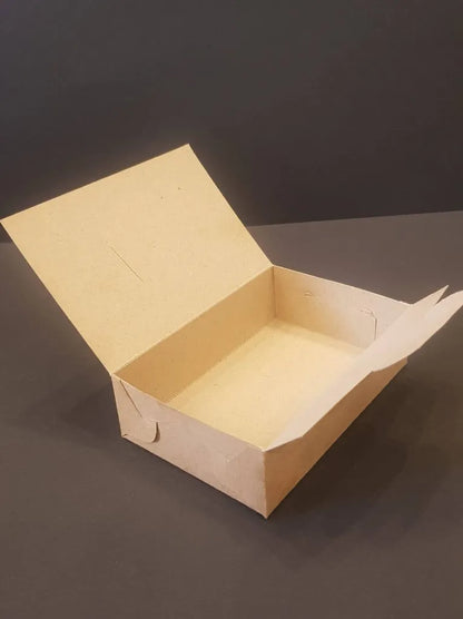 Cutie carton natur, 12x8x3.5 cm – Kraft – imagine 3