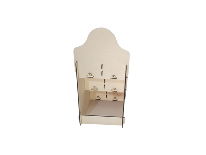 Raft de Prezentare din Lemn de Mesteacăn 2x3 – Stand Expozițional Demontabil, Personalizabil – imagine 9