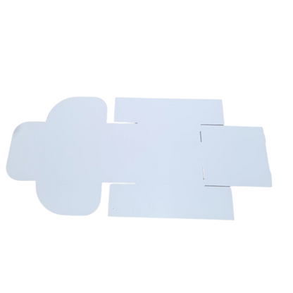Set 50 buc – cutie carton albă, 8x8x4 cm – imagine 4