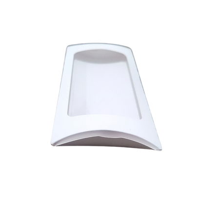 Cutie carton albă cu fereastră, 15x7.5 cm – Pernă – imagine 2