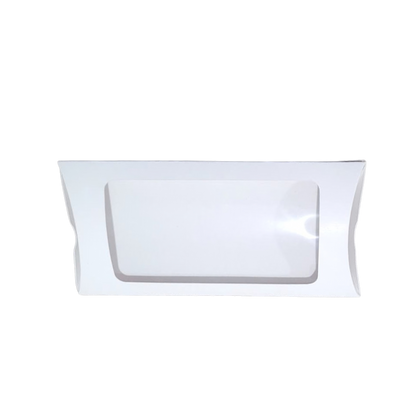 Cutie carton albă cu fereastră, 15x7.5 cm – Pernă – imagine 3