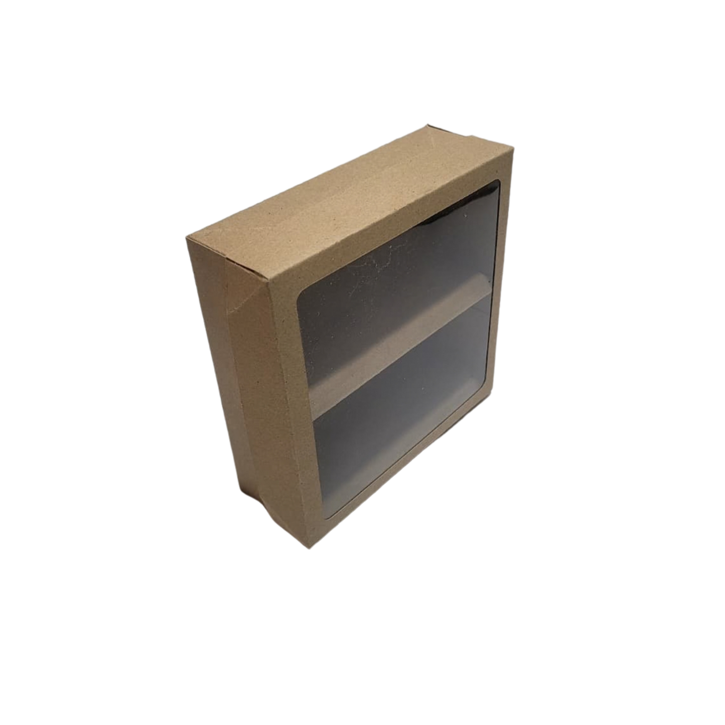 Cutie cu capac și fereastră din acetofan – 15x15x5 cm