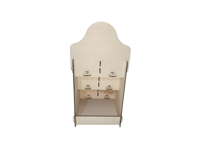 Raft de Prezentare din Lemn de Mesteacăn 2x3 – Stand Expozițional Demontabil, Personalizabil – imagine 5