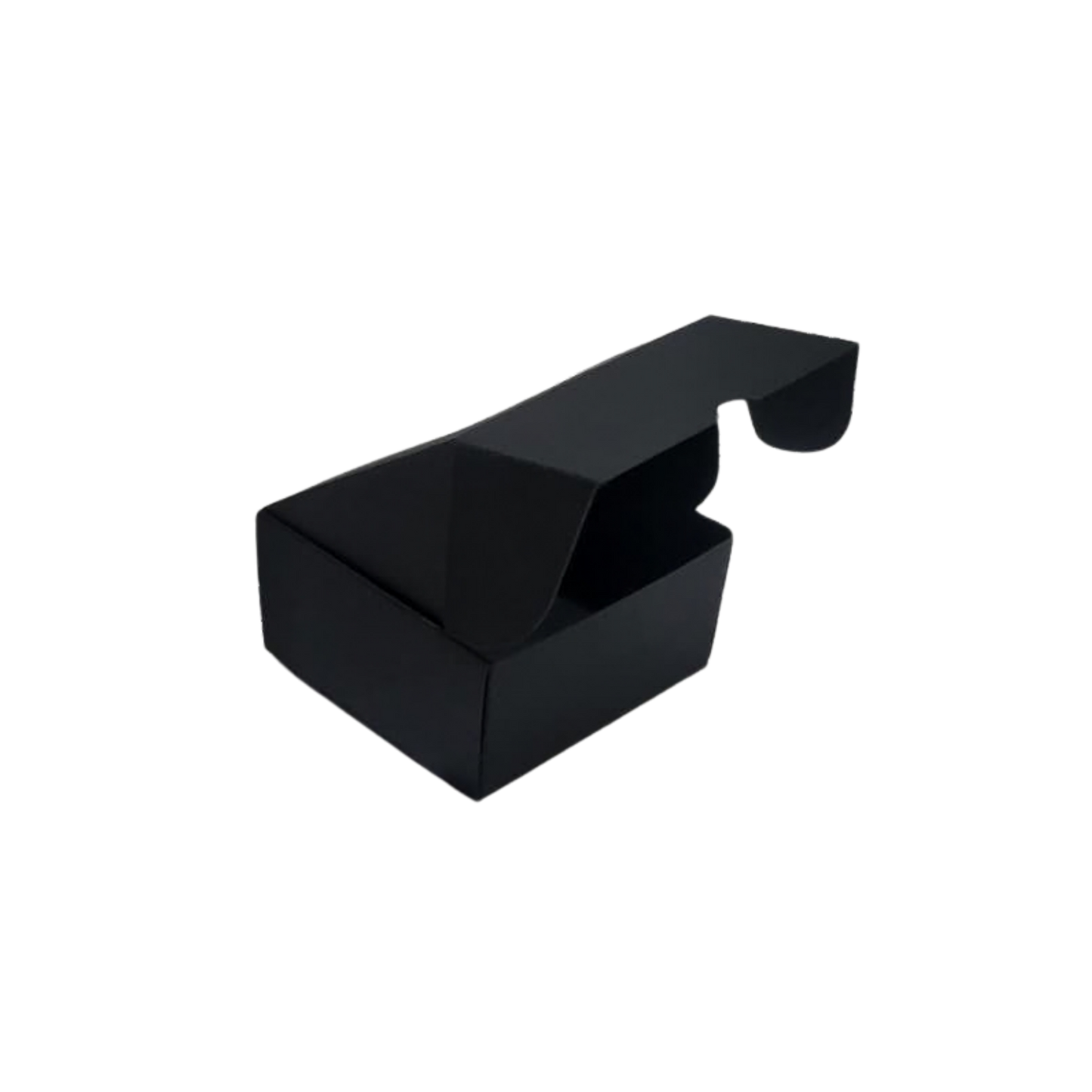 Cutie Neagra Autoformare cu Fereastră 8x8x4 cm