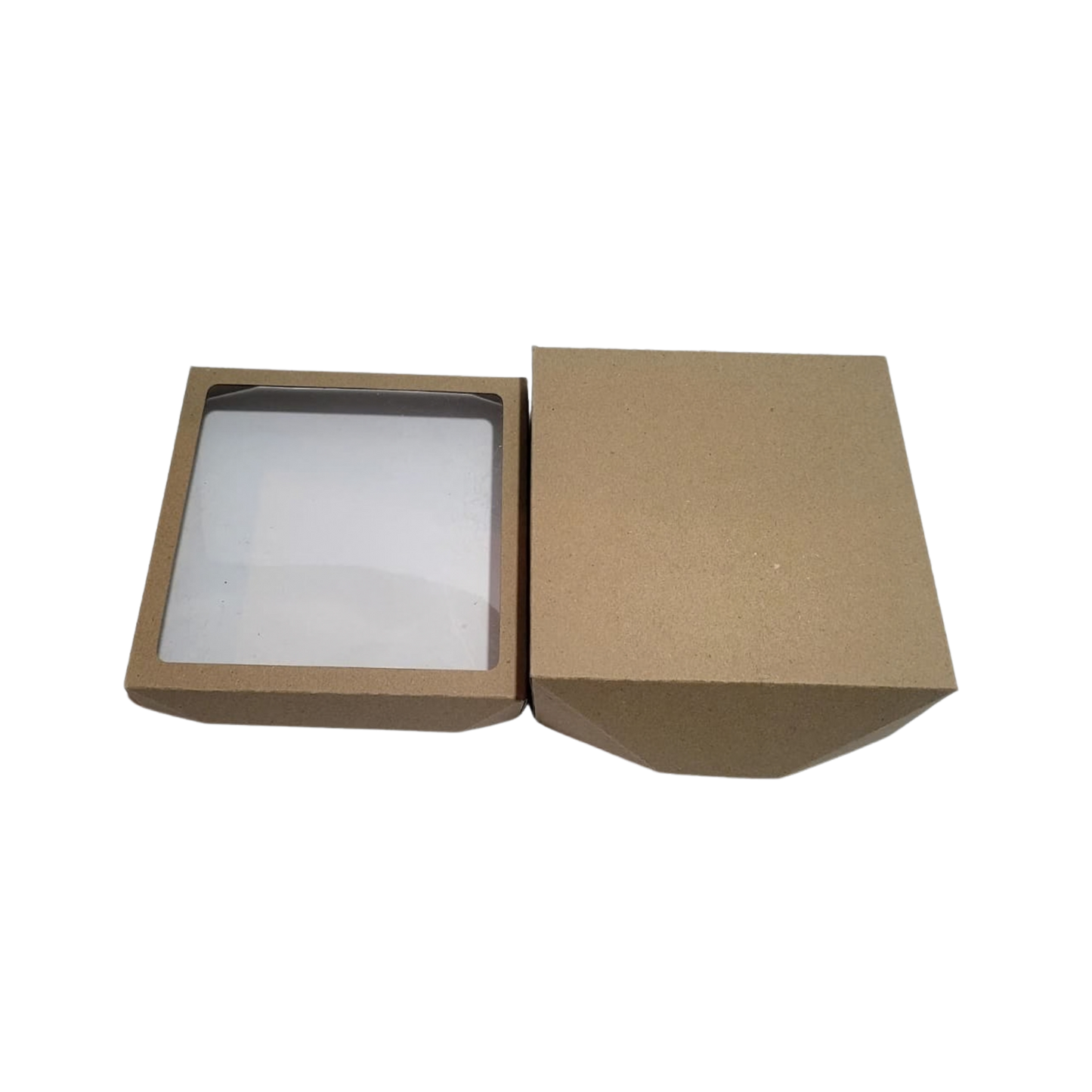 Cutie cu capac și fereastră din acetofan – 15x15x5 cm