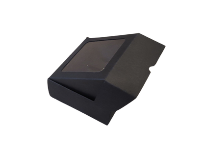 Cutie Neagra Autoformare cu Fereastră 8x8x3.5 cm