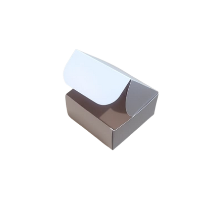 Set 50 buc – cutie carton albă, 8x8x4 cm – imagine 3