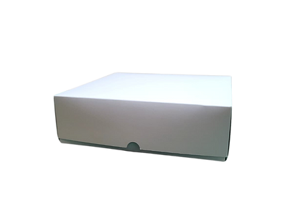 Cutie carton albă, 20x20x6 cm – Detașabil – imagine 2