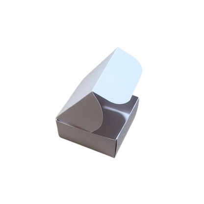Set 50 buc – cutie carton albă, 8x8x4 cm – imagine 10