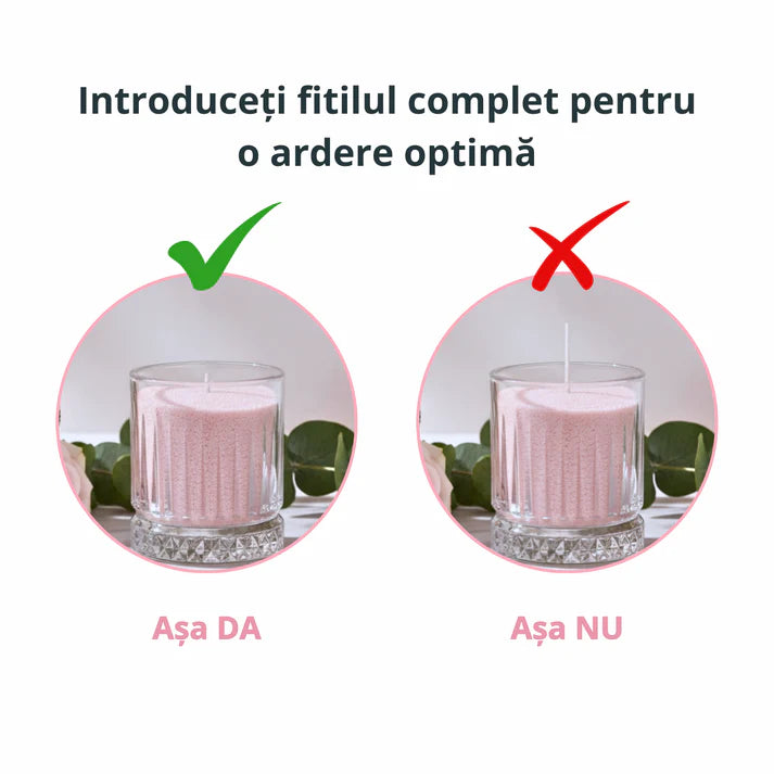 La Vie Est Belle – Candle Sand Parfumat cu Fitile din Bumbac