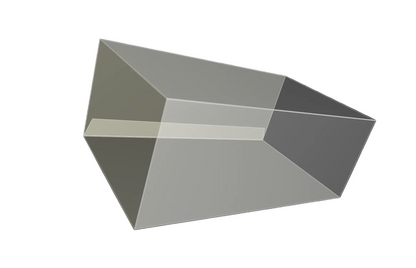 Cutie carton albă cu fereastră, 25x18x6 cm – Glisantă – imagine 3