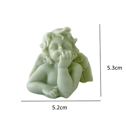 Cutie carton cu fereastră, 6x6x4.1 cm – Îngeraș mic – imagine 2