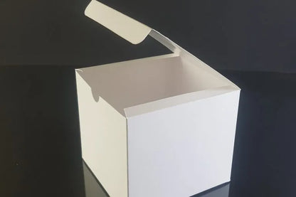 Cutie carton albă, 8.2x8.2x10 cm – imagine 5