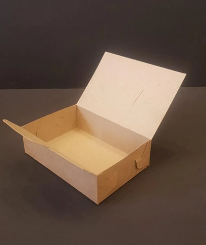 Cutie carton natur, 12x8x3.5 cm – Kraft – imagine 4
