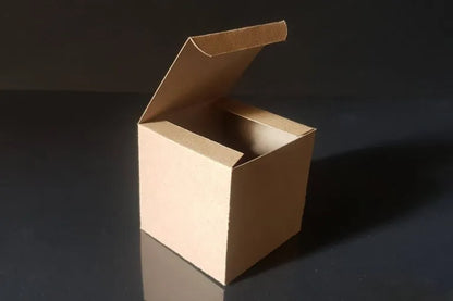 Cutie carton natur, 6.5x6.5x6.5 cm – imagine 2