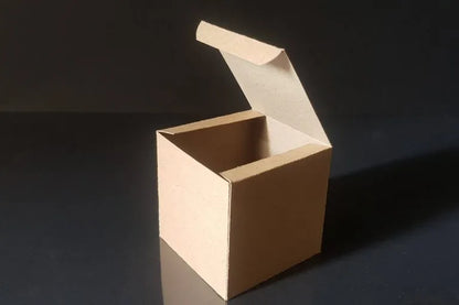Cutie carton natur, 6.5x6.5x6.5 cm – imagine 7
