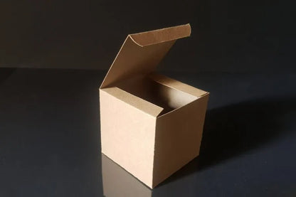 Cutie carton natur, 6.5x6.5x6.5 cm – imagine 5