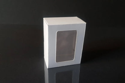 Cutie carton albă cu fereastră, 6.5x5x3 cm – imagine 12