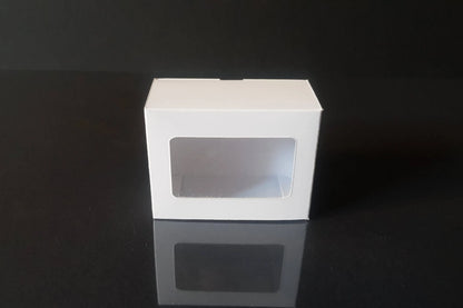 Cutie carton albă cu fereastră, 6.5x5x3 cm – imagine 13