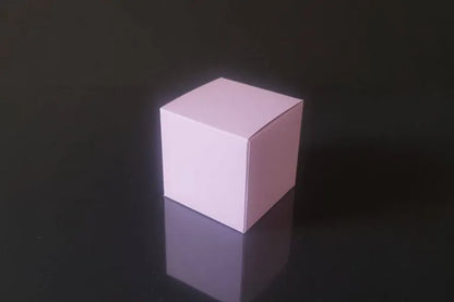 Cutie carton colorată, 5x5x5 cm – imagine 2
