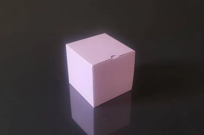Cutie carton colorată, 5x5x5 cm – imagine 3