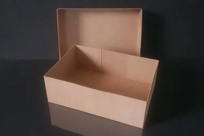 Cutie carton natur corp și capac, 15x10x5 cm – imagine 2