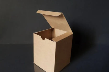 Cutie carton natur, 7.5x7.5x9 cm – imagine 5