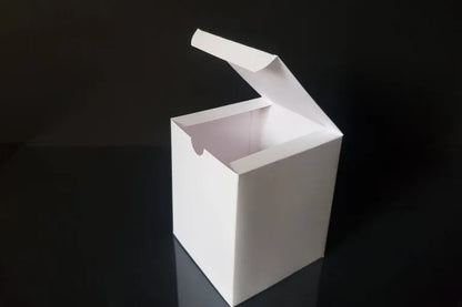 Cutie carton albă, 7x7x8 cm – imagine 6