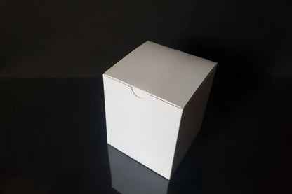 Cutie carton albă, 7x7x8 cm – imagine 2