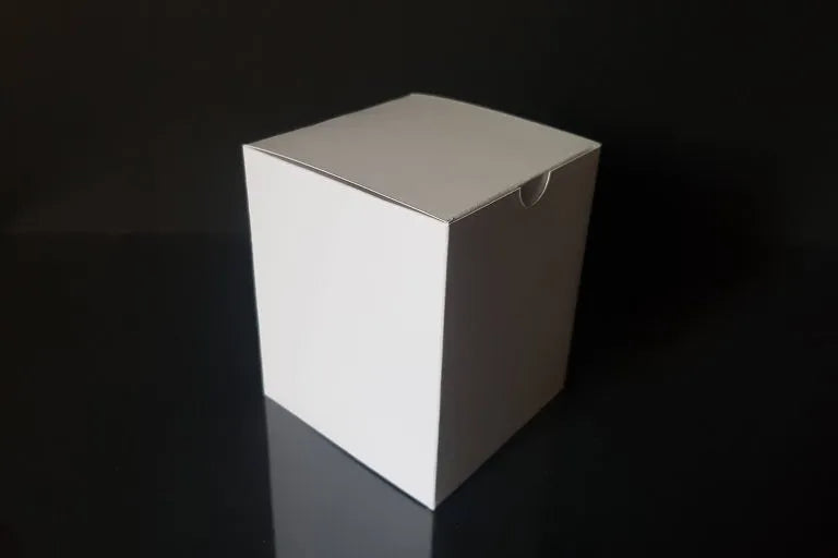 Cutie alba produse 9.5×9.5×10 cm