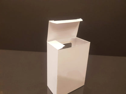 Cutie carton albă cu fereastră, 8.5x7x3.4 cm – imagine 6