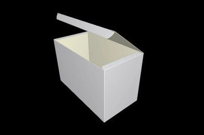 Cutie carton albă, 19x10x12 cm – imagine 2
