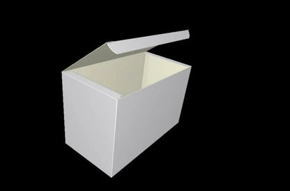 Cutie carton albă, 19x10x12 cm